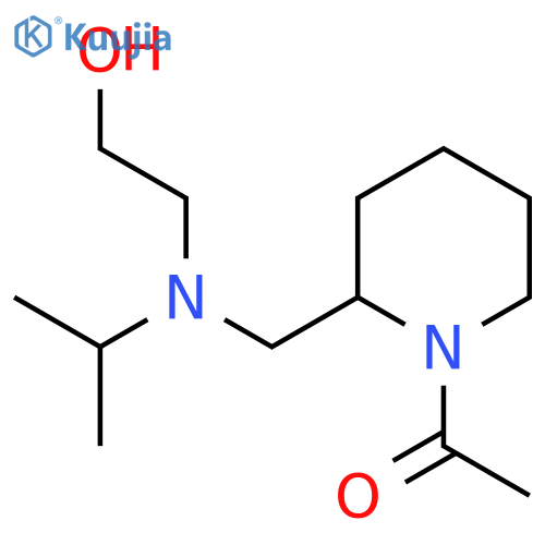 1-(2-{[(2-Hydroxy-ethyl)-isopropyl-amino]-methyl}-piperidin-1-yl)-ethanone structure
