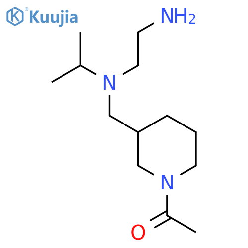 1-(3-{[(2-Amino-ethyl)-isopropyl-amino]-methyl}-piperidin-1-yl)-ethanone structure