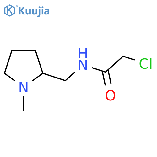 2-Chloro-N-(1-methyl-pyrrolidin-2-ylmethyl)-acetamide structure