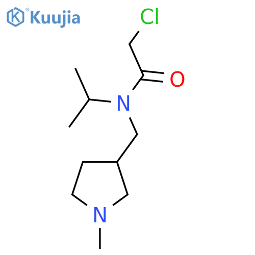 2-Chloro-N-isopropyl-N-(1-methyl-pyrrolidin-3-ylmethyl)-acetamide structure