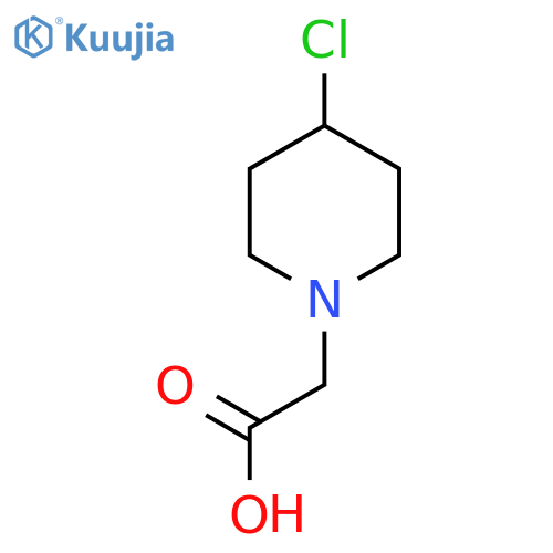 (4-Chloro-piperidin-1-yl)-acetic acid structure