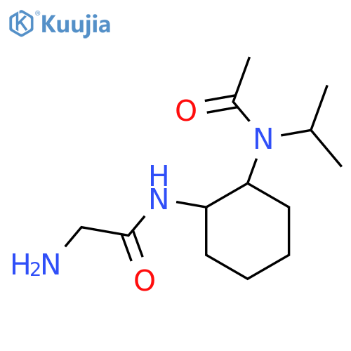 N-[2-(Acetyl-isopropyl-amino)-cyclohexyl]-2-amino-acetamide structure
