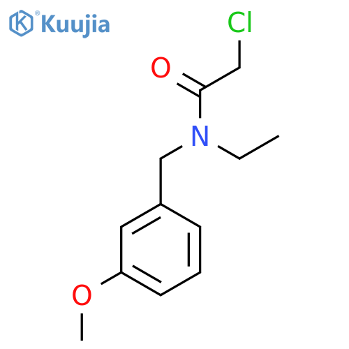 2-Chloro-N-ethyl-N-(3-methoxy-benzyl)-acetamide structure
