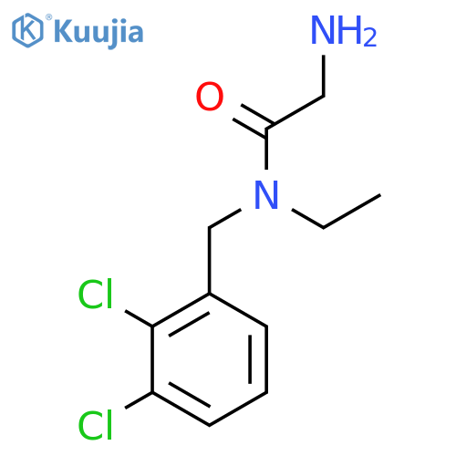 2-Amino-N-(2,3-dichloro-benzyl)-N-ethyl-acetamide structure