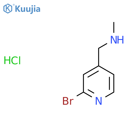 1-(2-Bromopyridin-4-yl)-N-methylmethanamine hydrochloride structure