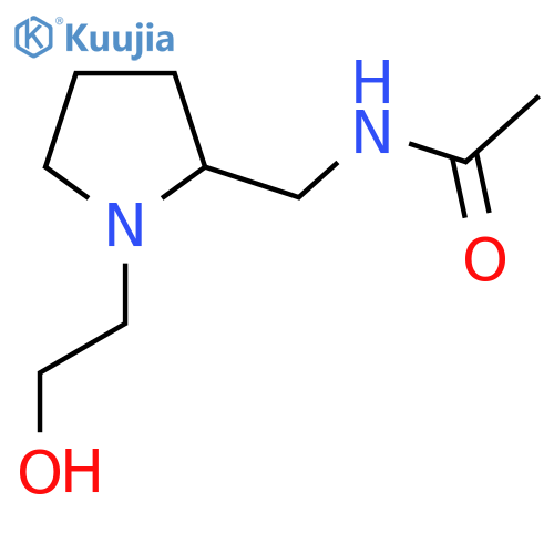 N-[1-(2-Hydroxy-ethyl)-pyrrolidin-2-ylmethyl]-acetamide structure