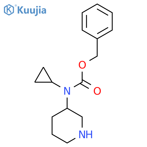 Cyclopropyl-piperidin-3-yl-carbamic acid benzyl ester structure