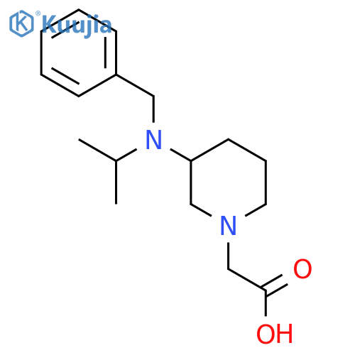 [3-(Benzyl-isopropyl-amino)-piperidin-1-yl]-acetic acid structure