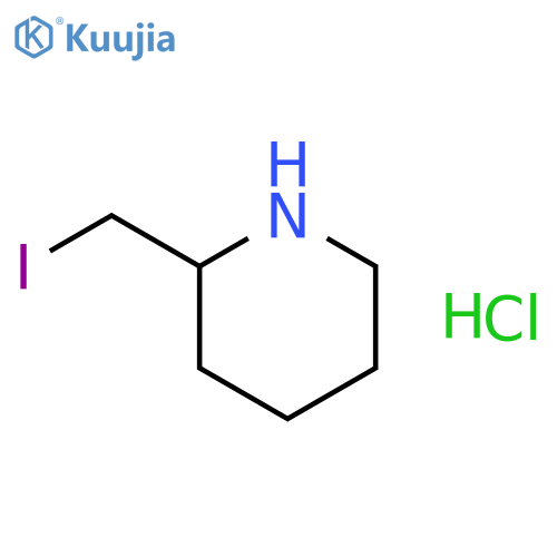 2-(Iodomethyl)piperidine hydrochloride structure