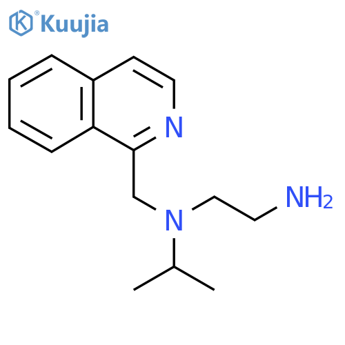 N*1*-Isopropyl-N*1*-isoquinolin-1-ylmethyl-ethane-1,2-diamine structure