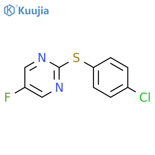 2-((4-Chlorophenyl)thio)-5-fluoropyrimidine structure