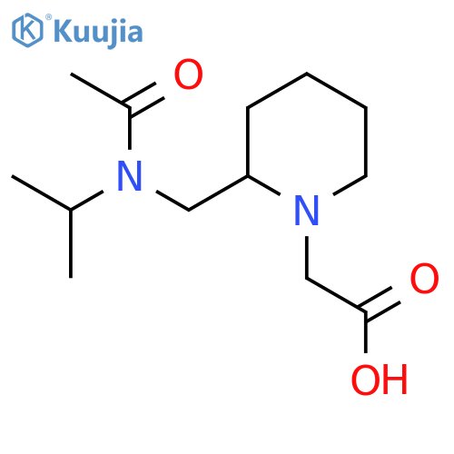 {2-[(Acetyl-isopropyl-amino)-methyl]-piperidin-1-yl}-acetic acid structure