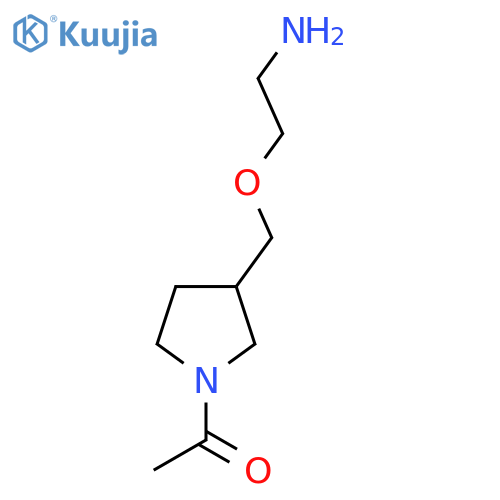 1-[3-(2-Amino-ethoxymethyl)-pyrrolidin-1-yl]-ethanone structure