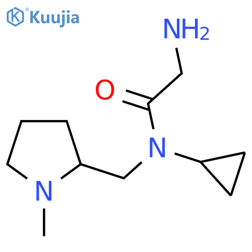 2-Amino-N-cyclopropyl-N-(1-methyl-pyrrolidin-2-ylmethyl)-acetamide structure
