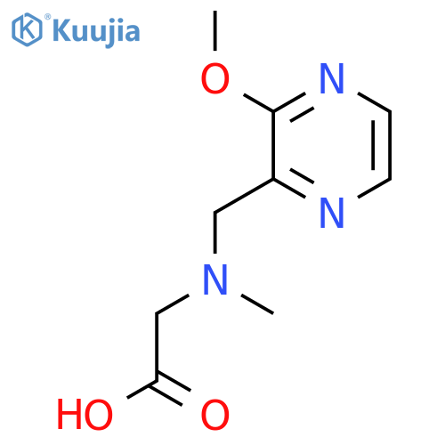 [(3-Methoxy-pyrazin-2-ylmethyl)-methyl-amino]-acetic acid structure