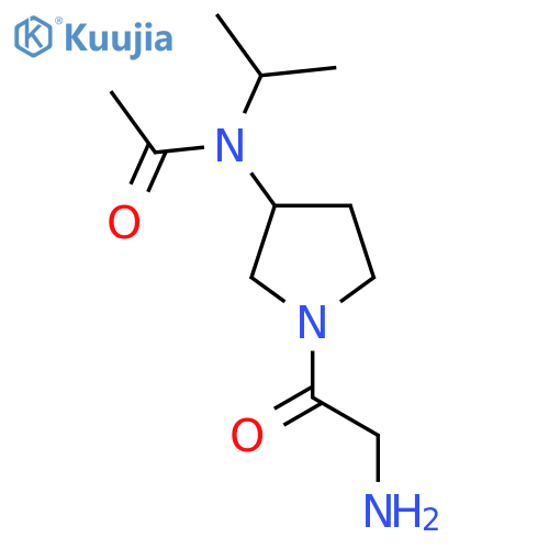 N-[1-(2-Amino-acetyl)-pyrrolidin-3-yl]-N-isopropyl-acetamide structure