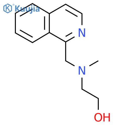 2-(Isoquinolin-1-ylmethyl-methyl-amino)-ethanol structure