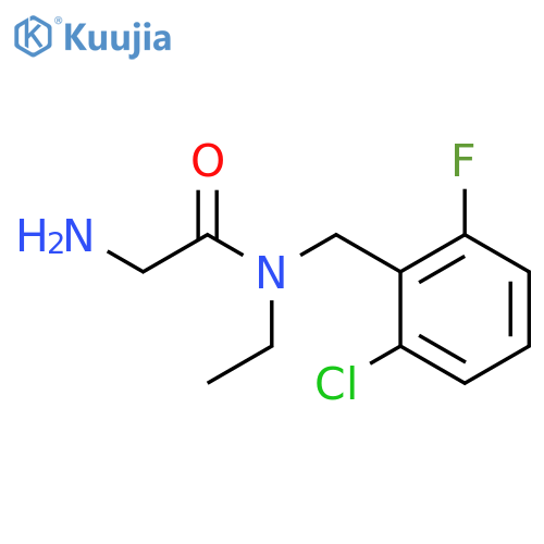 2-AMino-N-(2-chloro-6-fluoro-benzyl)-N-ethyl-acetaMide structure