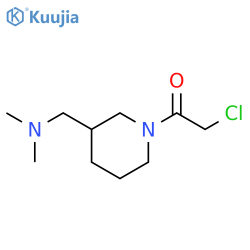 2-Chloro-1-(3-diMethylaMinoMethyl-piperidin-1-yl)-ethanone structure