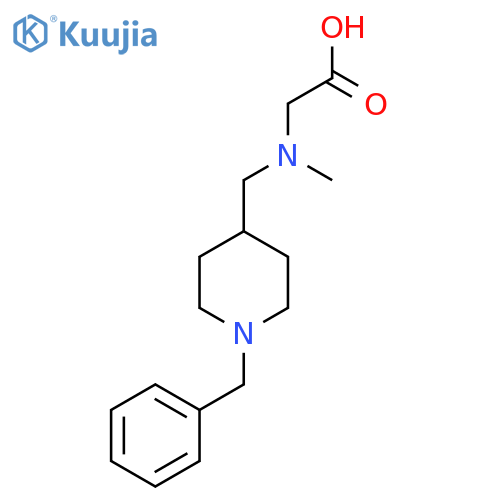 [(1-Benzyl-piperidin-4-ylmethyl)-methyl-amino]-acetic acid structure