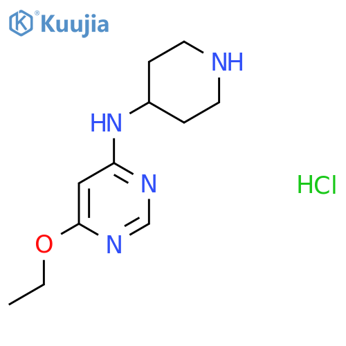 6-Ethoxy-N-(piperidin-4-yl)pyrimidin-4-amine hydrochloride structure