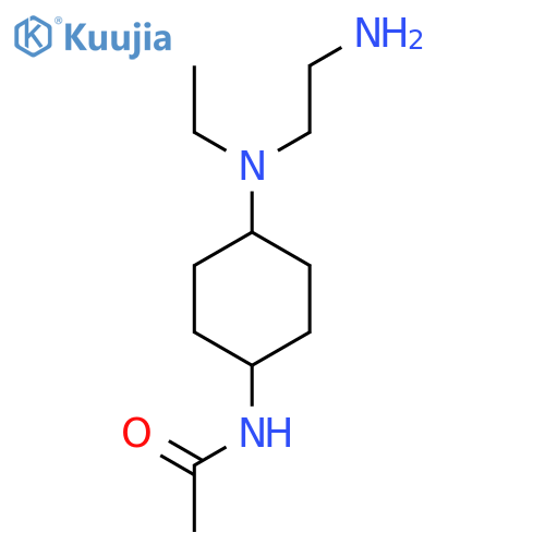 N-{4-[(2-Amino-ethyl)-ethyl-amino]-cyclohexyl}-acetamide structure