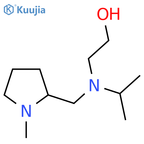 2-[Isopropyl-(1-methyl-pyrrolidin-2-ylmethyl)-amino]-ethanol structure