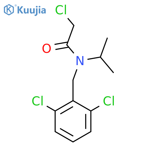 2-Chloro-N-(2,6-dichloro-benzyl)-N-isopropyl-acetamide structure