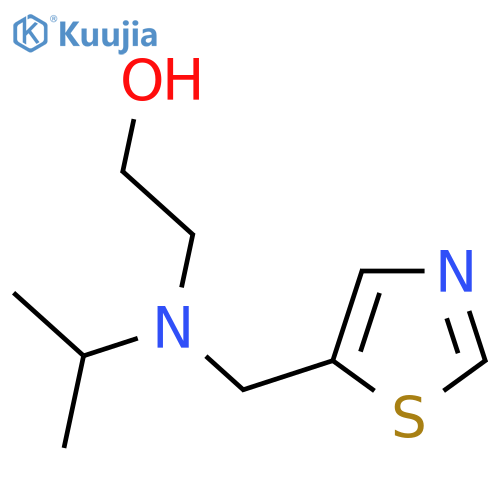 2-(Isopropyl-thiazol-5-ylmethyl-amino)-ethanol structure