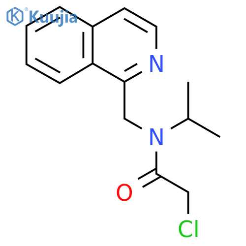 2-Chloro-N-isopropyl-N-isoquinolin-1-ylmethyl-acetamide structure