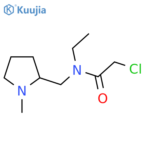 2-Chloro-N-ethyl-N-(1-methyl-pyrrolidin-2-ylmethyl)-acetamide structure