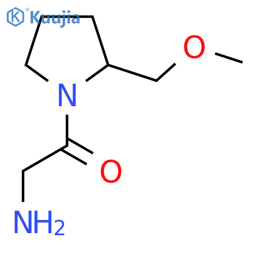 2-Amino-1-(2-methoxymethyl-pyrrolidin-1-yl)-ethanone structure