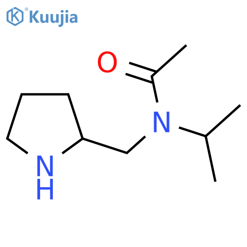 N-Isopropyl-N-pyrrolidin-2-ylmethyl-acetamide structure