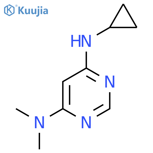 N4-Cyclopropyl-N6,N6-dimethylpyrimidine-4,6-diamine structure