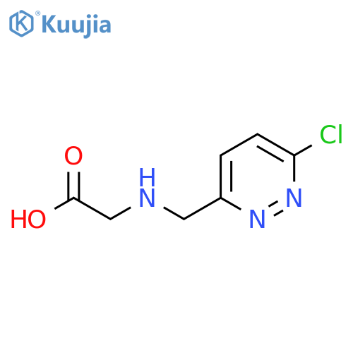 [(6-Chloro-pyridazin-3-ylmethyl)-amino]-acetic acid structure