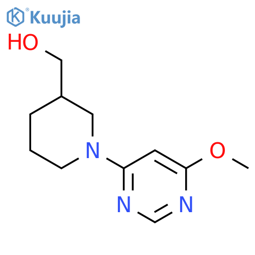 (1-(6-Methoxypyrimidin-4-yl)piperidin-3-yl)methanol structure