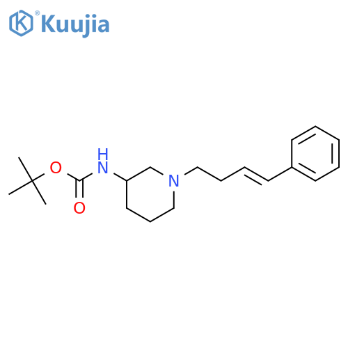 (E)-tert-Butyl (1-(4-phenylbut-3-en-1-yl)piperidin-3-yl)carbamate structure