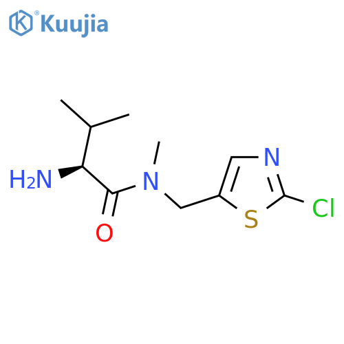 (S)-2-Amino-N-(2-chloro-thiazol-5-ylmethyl)-3,N-dimethyl-butyramide structure