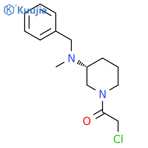 1-[(R)-3-(Benzyl-methyl-amino)-piperidin-1-yl]-2-chloro-ethanone structure