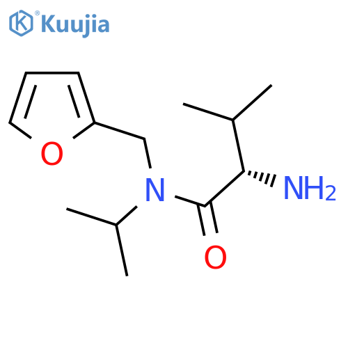 (S)-2-Amino-N-furan-2-ylmethyl-N-isopropyl-3-methyl-butyramide structure