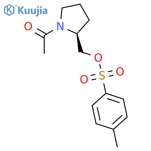 (S)-(1-Acetylpyrrolidin-2-yl)methyl 4-methylbenzenesulfonate structure