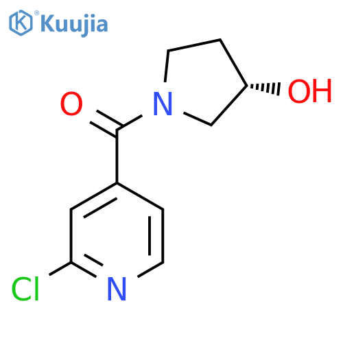 (2-Chloro-pyridin-4-yl)-((S)-3-hydroxy-pyrrolidin-1-yl)-methanone structure