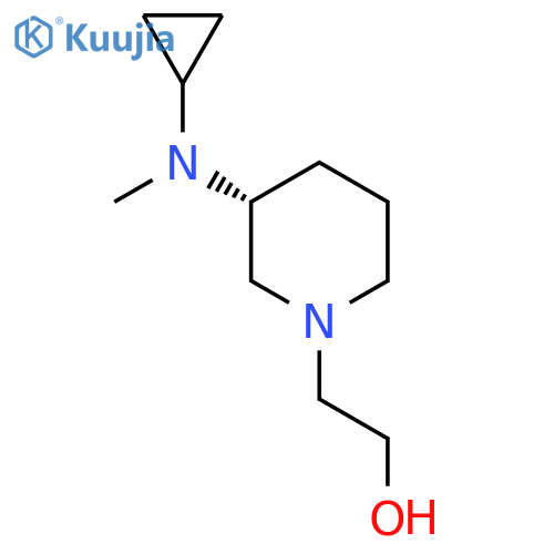 2-[(R)-3-(Cyclopropyl-methyl-amino)-piperidin-1-yl]-ethanol structure