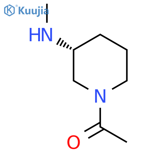 1-((R)-3-Methylamino-piperidin-1-yl)-ethanone structure