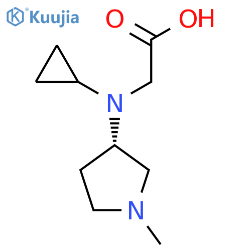 [Cyclopropyl-((S)-1-methyl-pyrrolidin-3-yl)-amino]-acetic acid structure