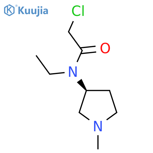2-Chloro-N-ethyl-N-((S)-1-methyl-pyrrolidin-3-yl)-acetamide structure