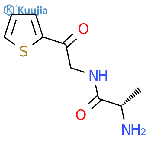 (S)-2-Amino-N-(2-oxo-2-thiophen-2-yl-ethyl)-propionamide structure