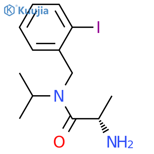 (S)-2-AMino-N-(2-iodo-benzyl)-N-isopropyl-propionaMide structure