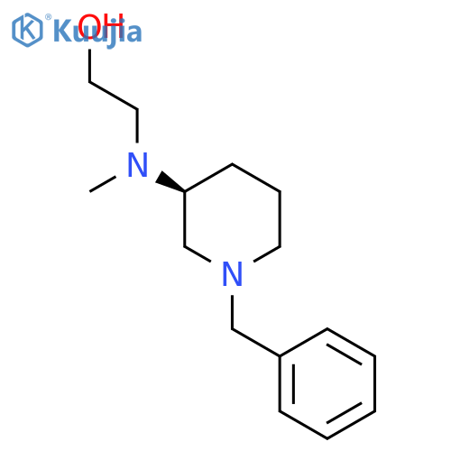 2-[((S)-1-Benzyl-piperidin-3-yl)-methyl-amino]-ethanol structure