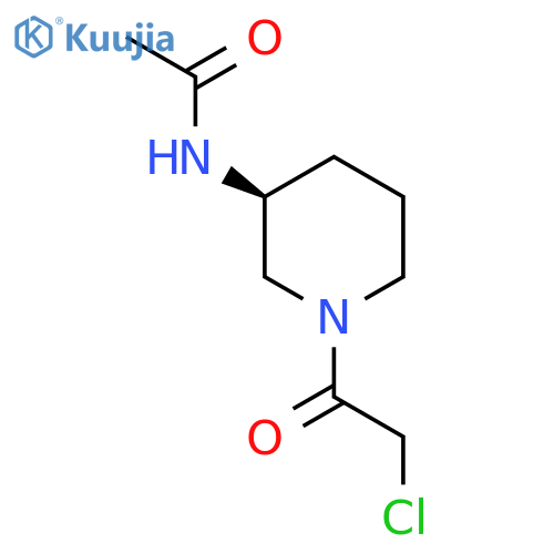 N-[(S)-1-(2-Chloro-acetyl)-piperidin-3-yl]-acetamide structure